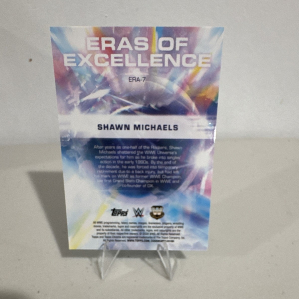 2026 Topps Chrome WWE Shawn Michaels Eras of Excellence /199 HBK
