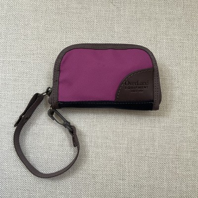 Overland Wrist Wallet Pink & Blue Model 701-33-44-D1 | Compact Wristlet Travel