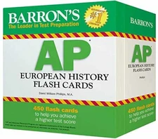 AP European History Flash Cards (Barron's - Cards, by Phillips M.A. David - Good