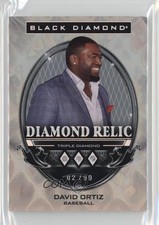 2025 Goodwin Champions Black Diamond Stone Relics Triple 2/99 David Ortiz HOF