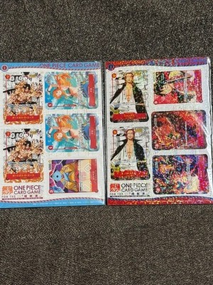 One Piece Card Game Mini Card Saikyo Jump April Issue May Issue Appendix