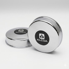 2pk Alcoa 001611 Front Dually Hub Cover 1.125in 8x6.5 Fits Ford Dodge Chevy