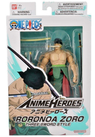 Bandai Anime Heroes One Piece Roronoa Zoro, Manga Figur, Ovp Neu
