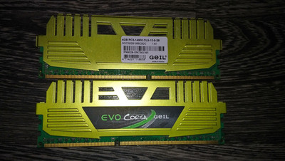 Geil RAM Arbeitsspeicher EVO CORSA DDR3 1866MHz PC3-14900 CL9 2 x 4GB