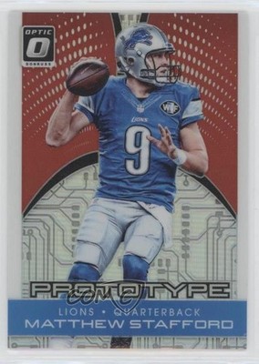 2016 Donruss Optic Prototype Red 22/99 Matthew Stafford #24 0q3