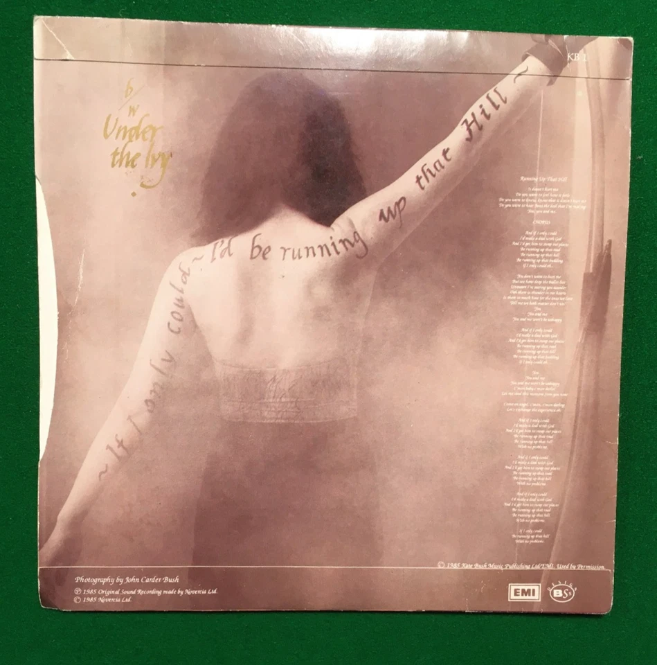 Kate Bush – Running Up That Hill 7" + Picture Sleeve UK 1st Press 1985 - Image 2 of 4