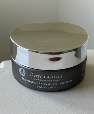 Dermalactives Resurfacing Mask Honey Charcoal Purifying Face Neck 50ml 1.70oz