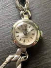 VTG Ladies Rolex Precision 18K White Gold Cocktail Watch-ManualWind Needs Repair