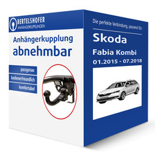 Brink Anhängerkupplung abnehmbar für SKODA Fabia Kombi III Typ NJ5 AHK
