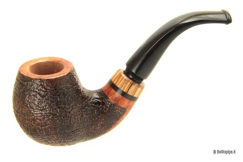 Pipa BLTP1958 - Sabbiata - Bent Billiard - Imagen 1 de 7