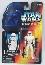 1995 Star Wars POTF STORMTROOPER Blaster Rifle Heavy Cannon Red Card Kenner NEW