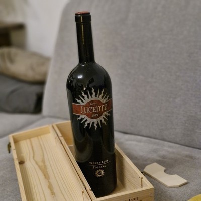 LUCENTE 2019 Tenuta Luce La Vite Toskana Rotwein  Holzkiste 14,5%