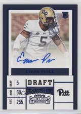 2017 Panini Contenders Draft Picks Ticket Blue Foil Ejuan Price #280 Auto 0k0