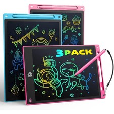 Comvin 3 Pack LCD Writing Tablet for Kids, 10inch Drawing Tablets for Boys Girls