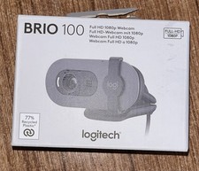 Image of Logitech BRIO 100 FULL HD 1080P WEBCAM - Black Brand New PC Windows Mac