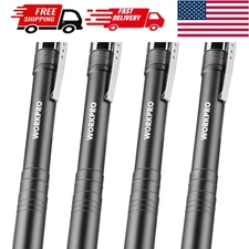 4-Pack of High-Quality LED Pocket Flashlights with Pre-Installed Batteries