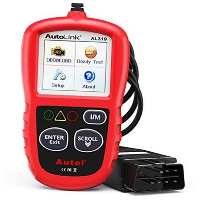  Professional OBD2 Scanner AL319 Code Reader, Enhanced Check and Reset Engine 