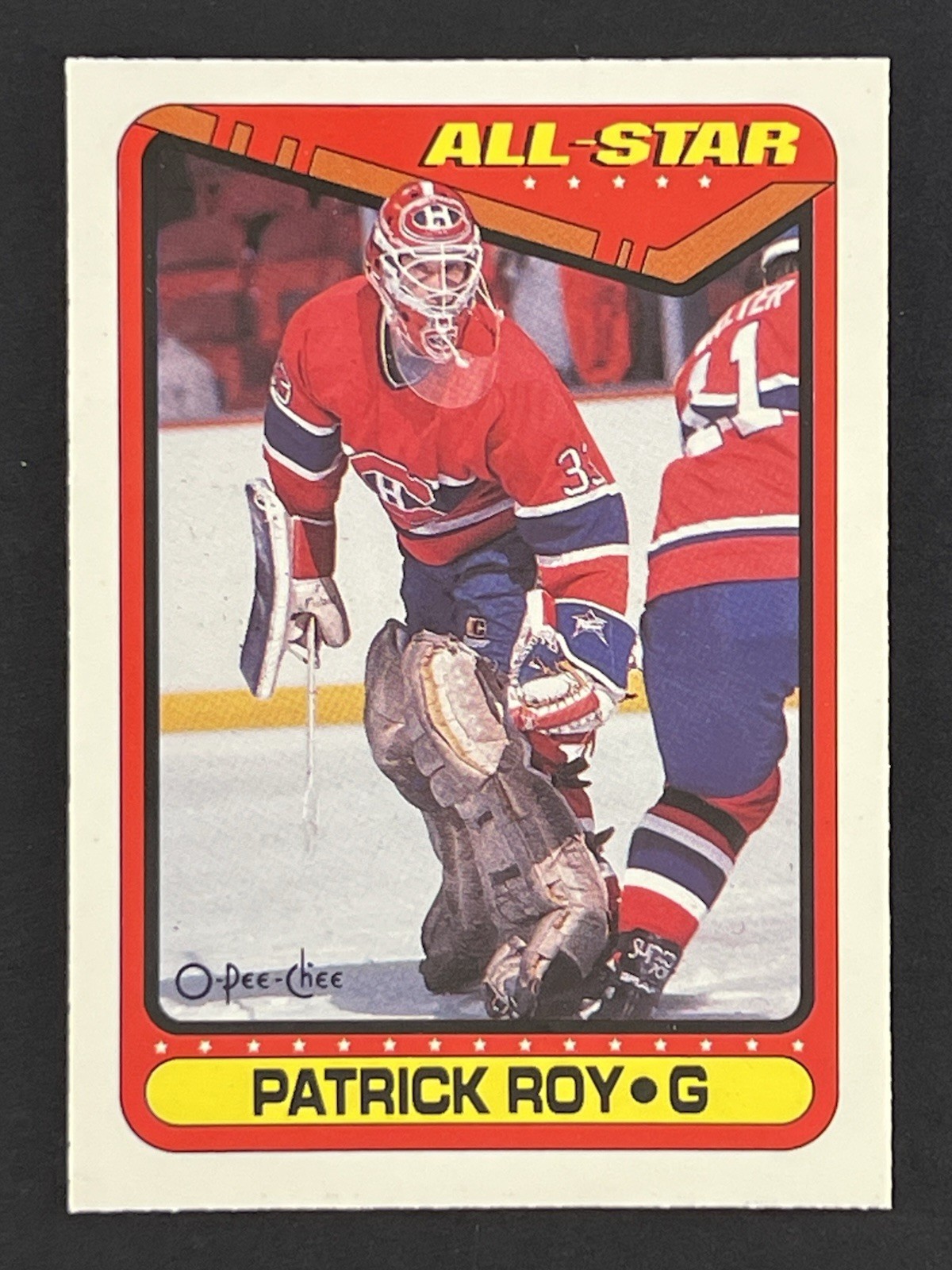 Patrick Roy 1990-91 O-Pee-Chee - All-Star #198 Montreal Canadiens