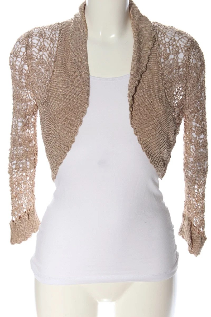 APART Cardigan Damen Jacke Gr. DE 38 bronzefarben Casual-Look