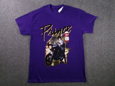 Prince Shirt Mens M Purple Motorcycle Graphic Official Merch Short