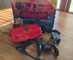 Nintendo Virtual Boy Mario Tennis Game Pack CIB
