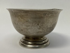 Vintage Sterling Silver Small Footed Bowl 78.4 Gram Stamped Sterling & 80