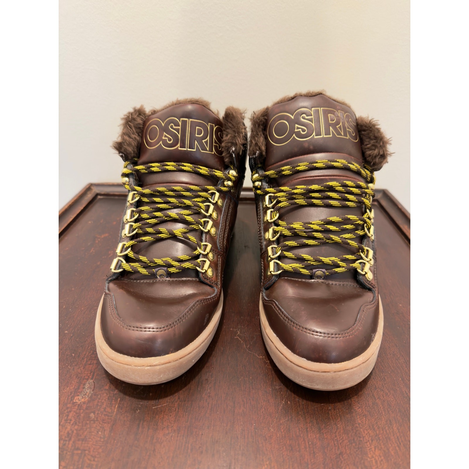 Osiris | NYC 83 SHR High-Top Fur Lined Skate Shoes | Men’s Size 10.5