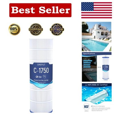 #ad Trilobal Filtration C1750 Cartridge Effortless Pool Maintenance Solution $116.99