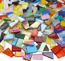 Irregular Crystal Glass Mosaic Tiles for Art Crafts, 9Oz Value Pack Mosaic Makin