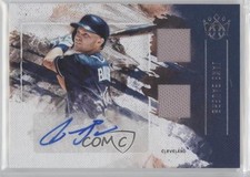 2019 Panini Diamond Kings DK Material Signatures Jake Bauers #DMS-JB Auto 0a1