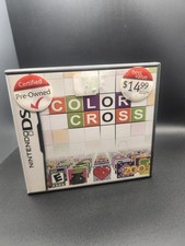 Color Cross Puzzle Game (Nintendo DS) CIB Complete 