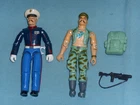 GI G.I. Joe gijoe GUNG HO with weapons + GUNG HO DRESS BLUES lot FREE SHIP