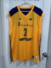 Official Adidas WNBA Los Angeles Sparks Candace Parker Jersey Size 2XL (2016)