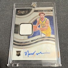 Panini Select Rookie Jersey Autograph Nico Mannion #RJA-MAN /199 Warriors