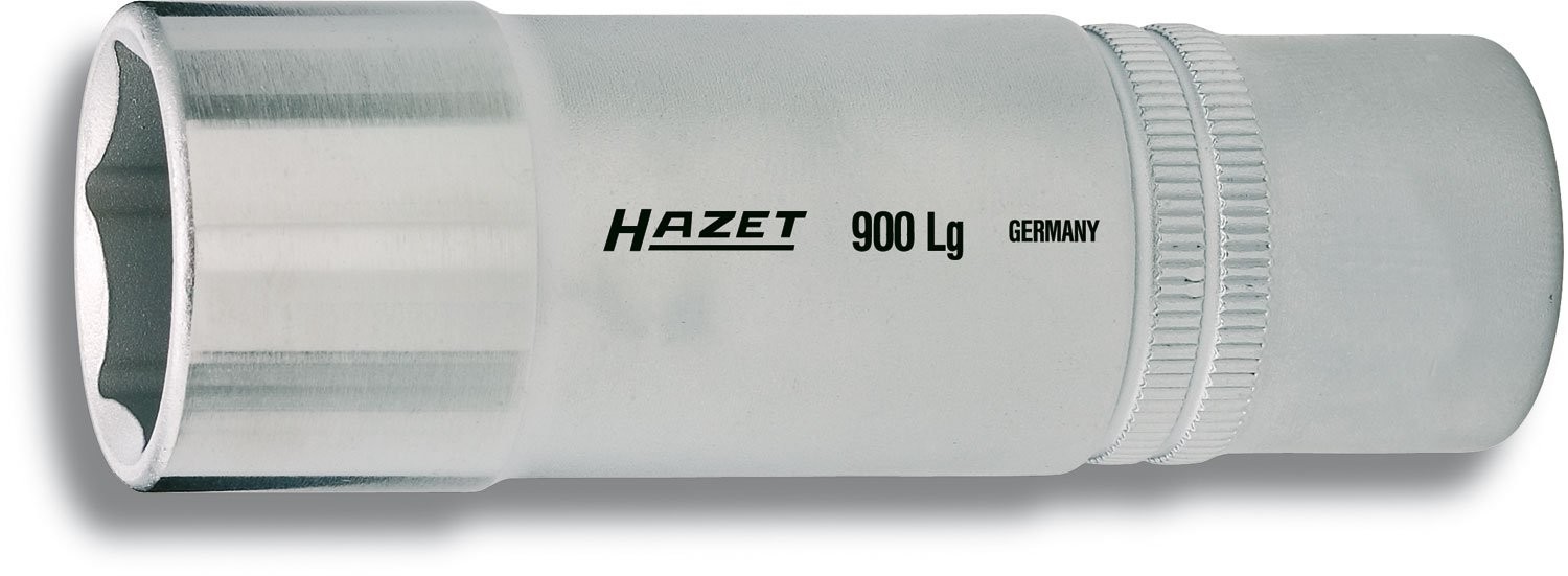 Hazet 900Lg-10 Inserto Chiave a Bussola Esagonale, Argento, Attacco Quadro, 4eAz