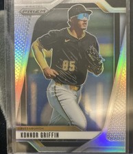 2025 Panini Prizm - Konnor Griffin, Konnor Griffin #199 Silver Prizm (RC)