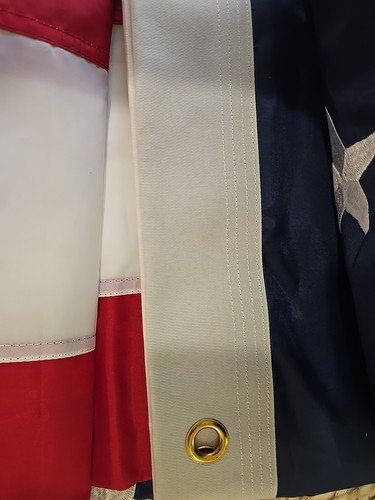 G128 - Bandera Americana | 8x12 pies | Poliéster hilado de alta resistencia, estrellas bordadas - Imagen 2 de 4