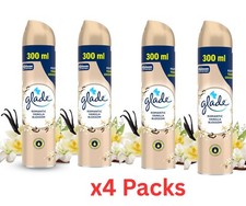Glade Aerosol Air Freshener 5in1 Romantic Vanilla 300ml x 4