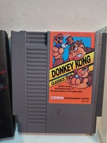 Donkey Kong Classics NES Nintendo Cartuccia Manuale Manicotto Antipolvere Protezione Retr&ograve;