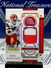 2025 National Treasures Myles Garrett Franchise Treasures Holo Silver,SSP/25,🌟
