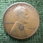 1913-S Lincoln Wheat Cent Semi-Key Date Rare Very Good Details Free Shipping