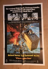 WHERE EAGLES DARE 1968 Orig 27x41 1-sheet movie poster 68/320 Eastwood bonus DVD