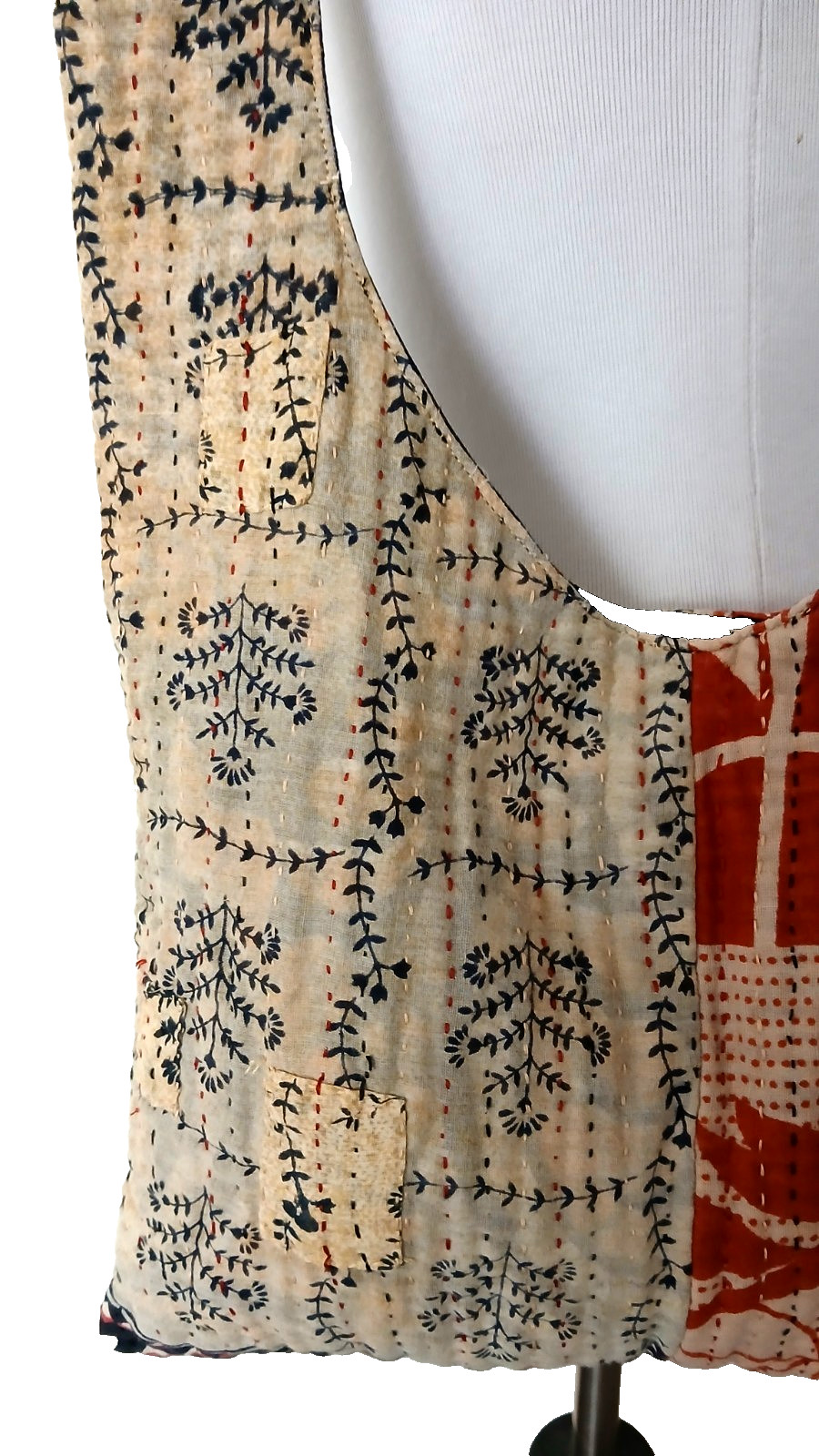 Connexions Boho Patchwork Shoulder Bag Multicolor… - image 5