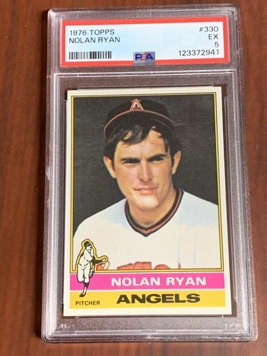 1976 Topps Nolan Ryan HOF #330 PSA 5