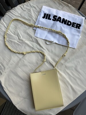 Jil Sander Tangle Bag In Banana Cream (yellow)