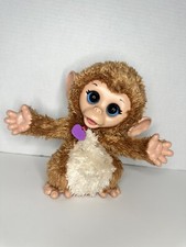 FurReal Friends My Giggly Monkey Interactive Plush Toy Baby Cuddles 2013 WORKS