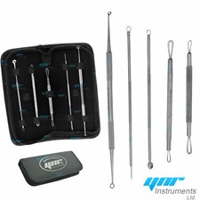 Blackhead Whitehead Pimple Comedone Spot Acne Extractor Remover Kit Popper Tools