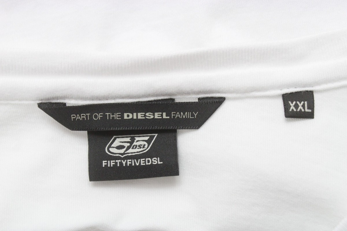 T-shirt Graphique 55DSL By Diesel Pour Homme - Manches Courtes - Taille XL - Neuf Avec étiquettes