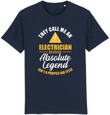 They Call Me An Electrician T-Shirt Funny Tradesman Sparky Handyman Gift Dad Him
