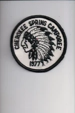 1977 Cherokee Spring Camporee patch